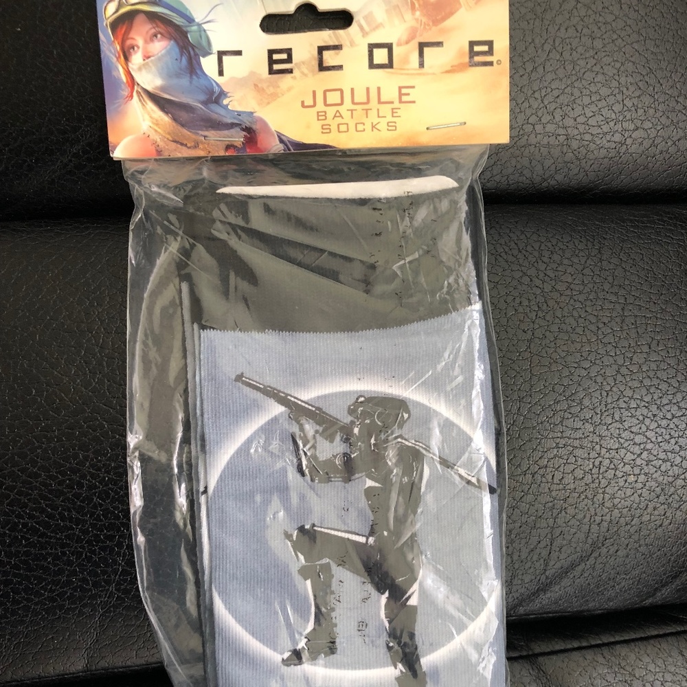 ReCore xbox1 Gaming Joule Battle Socks NEW! SEALED!